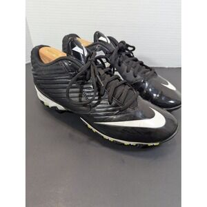 Nike Men's Vapor Shark 643162-010 Black‎ Lace Up Football Cleats Size 8.5